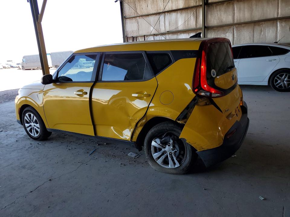 2020 Kia Soul VIN KNDJ23AU9L7119064 COPART salvage auction — REAR END, Az - Cert Of Title - Salvage, sold $2,350 on 2026-07-27 (photo 2)