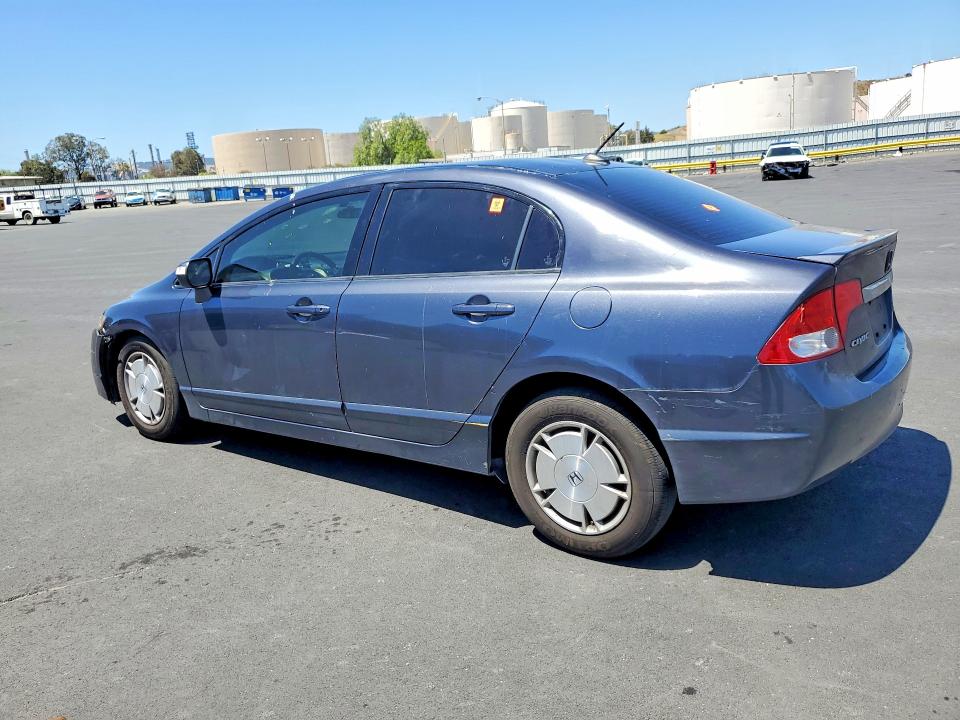 2009 Honda Civic hybrid VIN JHMFA36279S011207 COPART salvage auction — FRONT END, CA - SALVAGE CERTIFICATE, sold $400 on 2026-07-13 (photo 2)