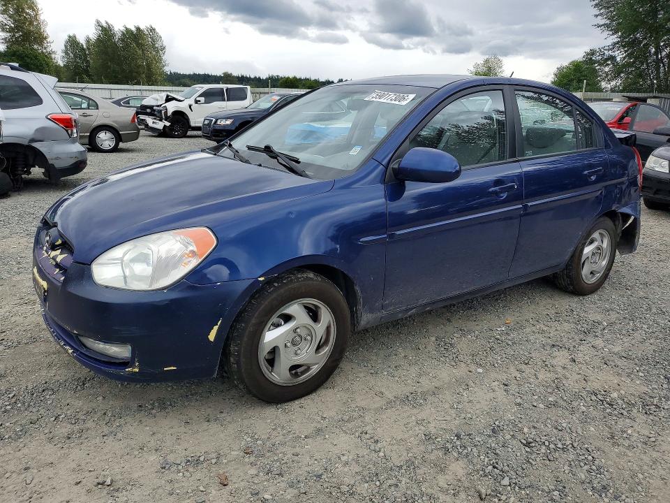 2009 Hyundai Accent VIN KMHCN46CX9U284102 COPART salvage auction — REAR END, Wa - Bill Of Sale, sold $225 on 2026-07-27 (photo 1)