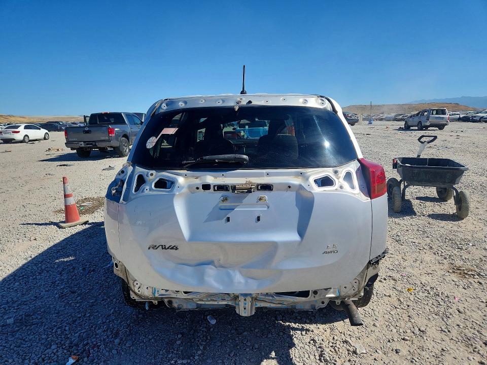 2013 Toyota VIN JTMBFREV0DD028122 COPART salvage auction — REAR END, Ut - Salvage Certificate, sold $2,550 on 2026-07-24 (photo 6)