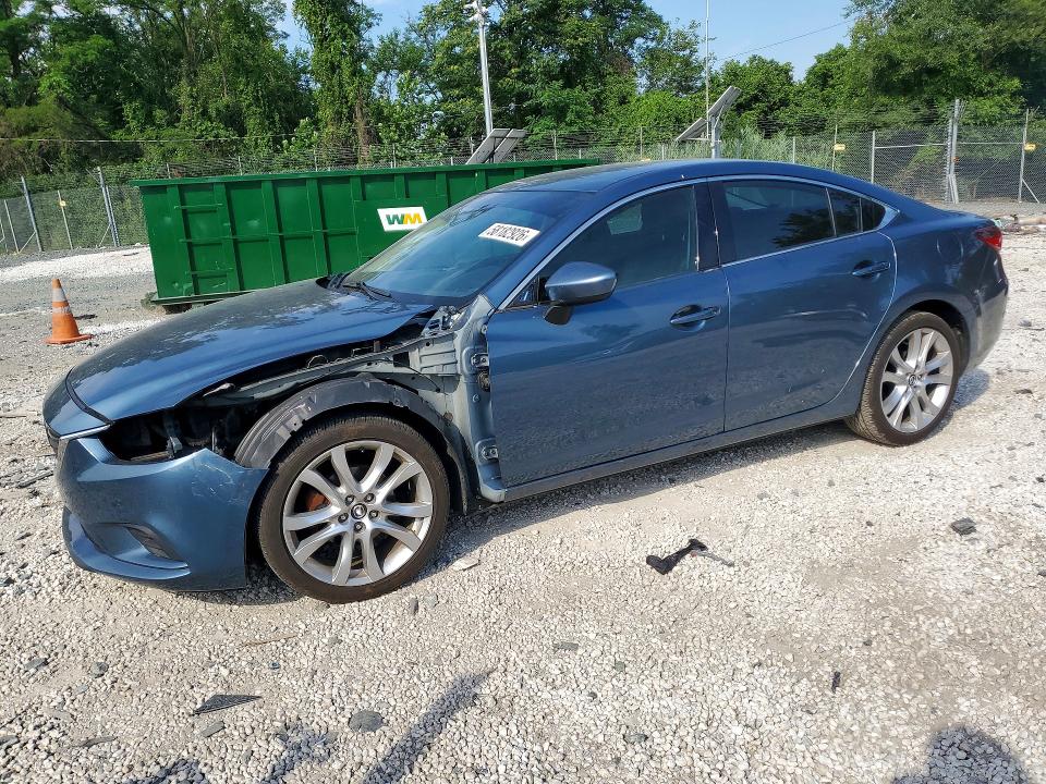 2014 Mazda VIN JM1GJ1V6XE1162279 COPART salvage auction — SIDE, Md - Cert Of Salvage > 75% Damage, sold $800 on 2026-07-14 (photo 1)