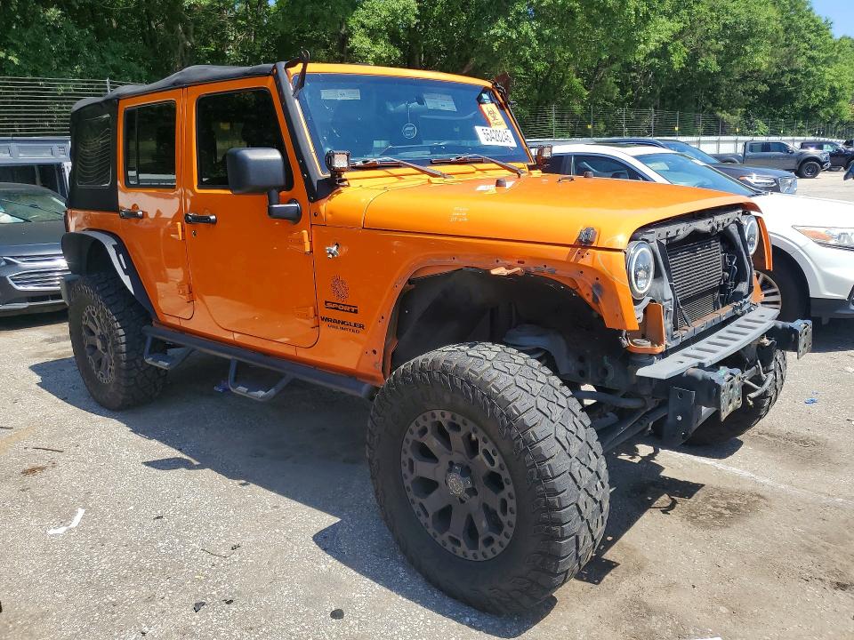 2012 Jeep Wrangler / VIN 1C4BJWDG0CL269148 COPART salvage auction — FRONT END, Ga - Cert Of Title-Salvage, sold $5,500 on 2026-07-10 (photo 4)