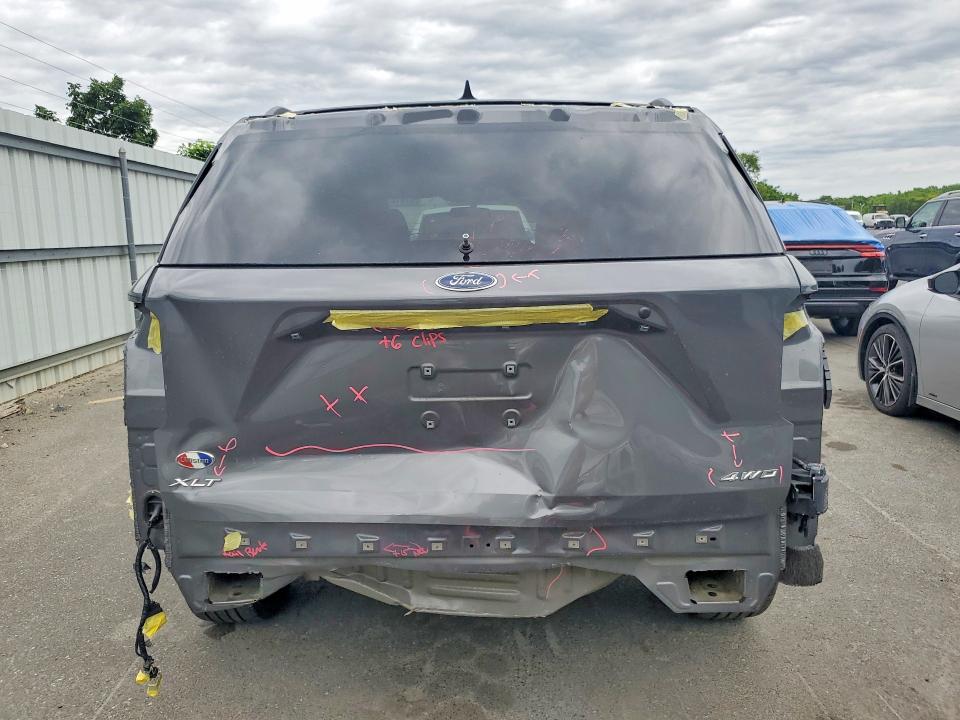 2024 Ford Explorer VIN 1FMSK8DH3RGA35293 COPART salvage auction — REAR END, Nj - Cert Of Title-Salvage, sold $7,900 on 2026-07-28 (photo 6)