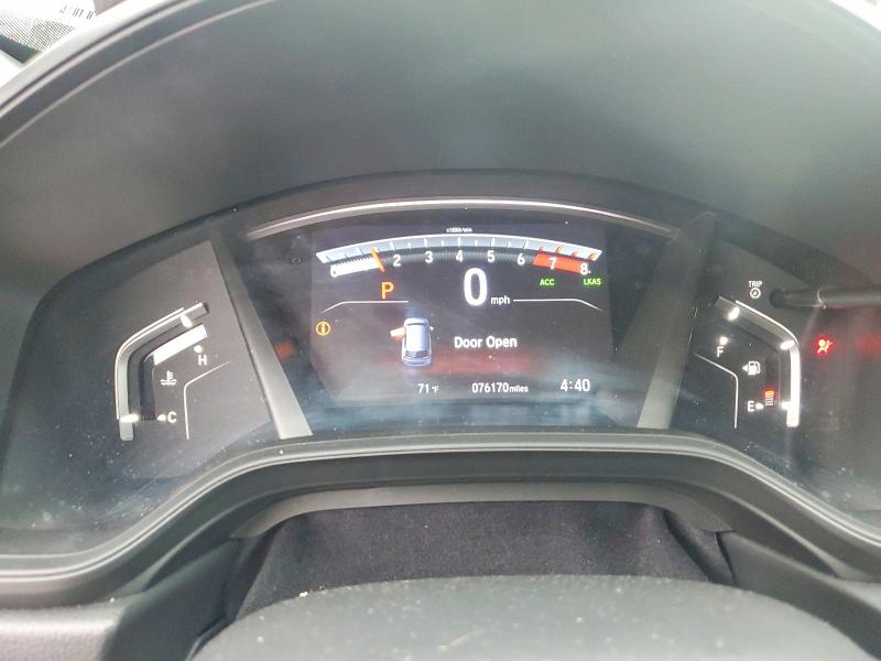2022 Honda Cr-v VIN 5J6RW1H24NL000357 COPART salvage auction — HAIL, Al - Cert Of Title-Salvage Title, sold $11,300 on 2026-07-30 (photo 9)