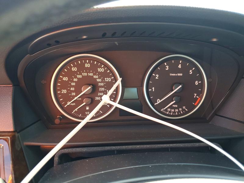 2008 BMW 5er VIN WBANW13548CZ71396 COPART salvage auction — FRONT END, FL - CERTIFICATE OF DESTRUCTION, sold $475 on 2026-07-02 (photo 9)
