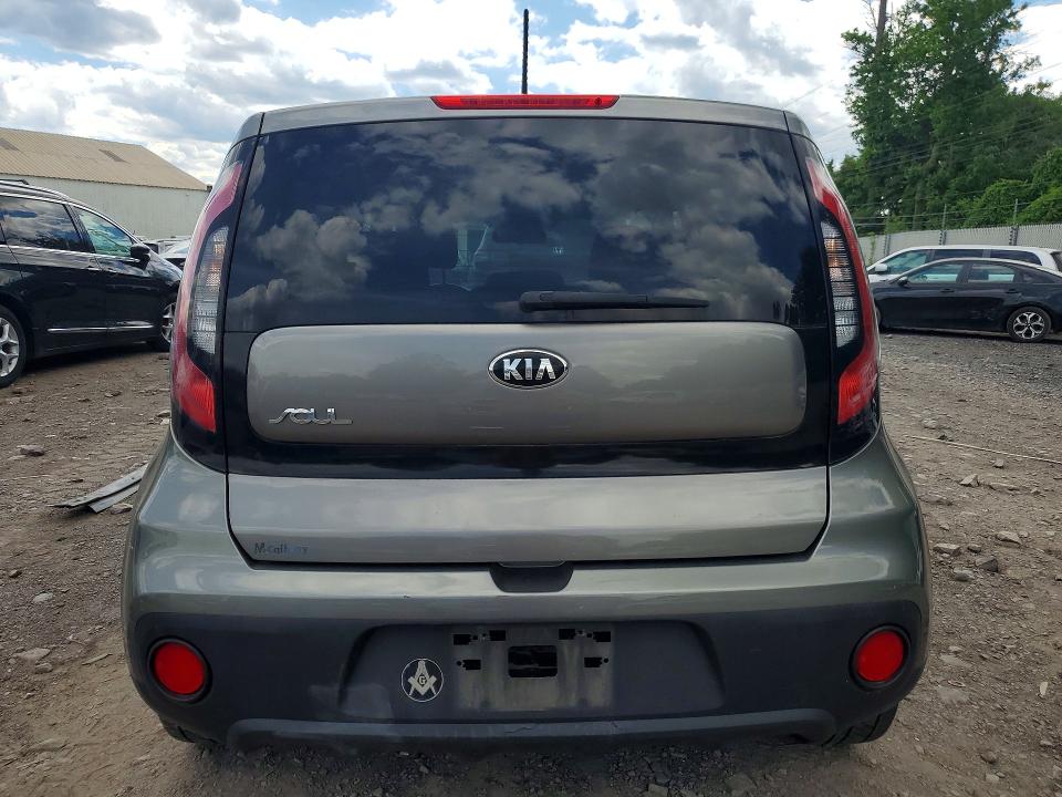 2017 Kia Soul VIN KNDJN2A2XH7501191 COPART salvage auction — FRONT END, Pa - Certificate Of Salvage, sold $1,050 on 2026-07-20 (photo 6)