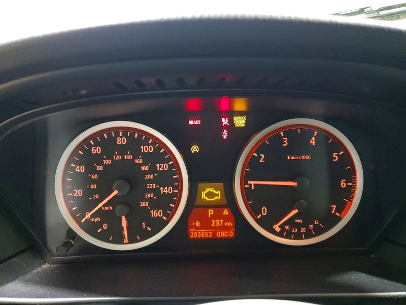 2004 BMW 5er VIN WBANA53524B852364 COPART salvage auction — MECHANICAL, Tn - Salvage Certificate, sold $525 on 2026-07-28 (photo 9)
