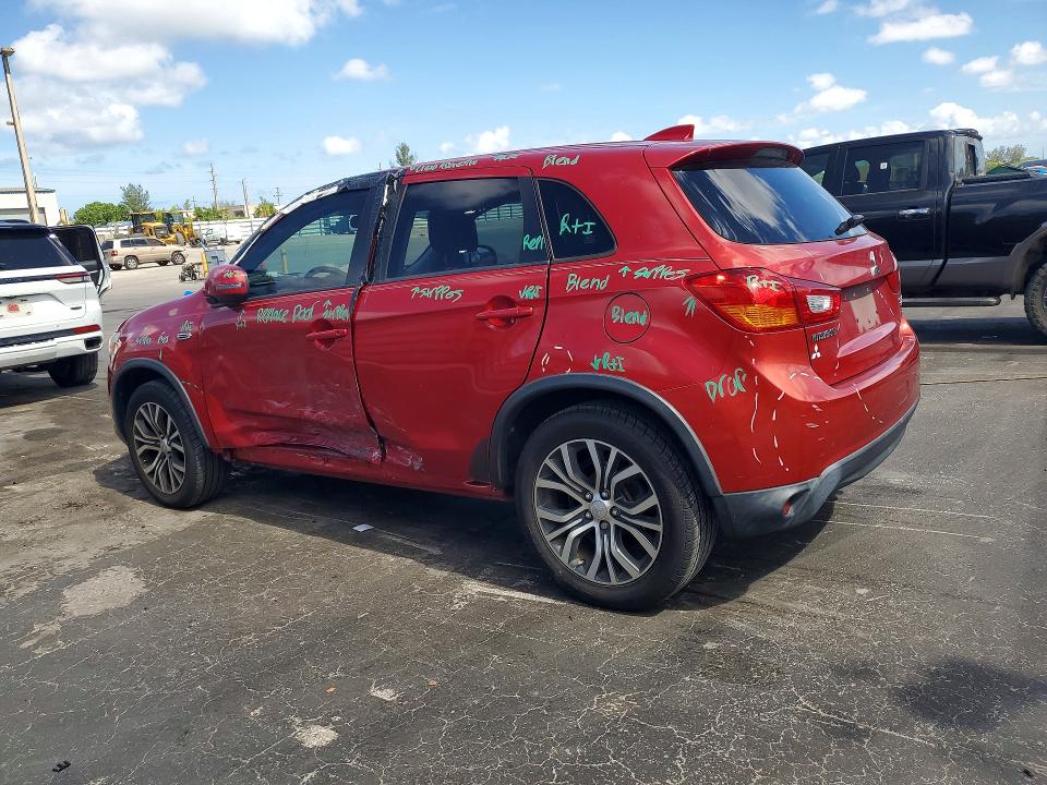 2017 Mitsubishi Outlander VIN JA4AP3AU5HZ001634 COPART salvage auction — SIDE, Fl - Cert Of Title Slvg Rebuildable, sold $2,450 on 2026-07-13 (photo 2)