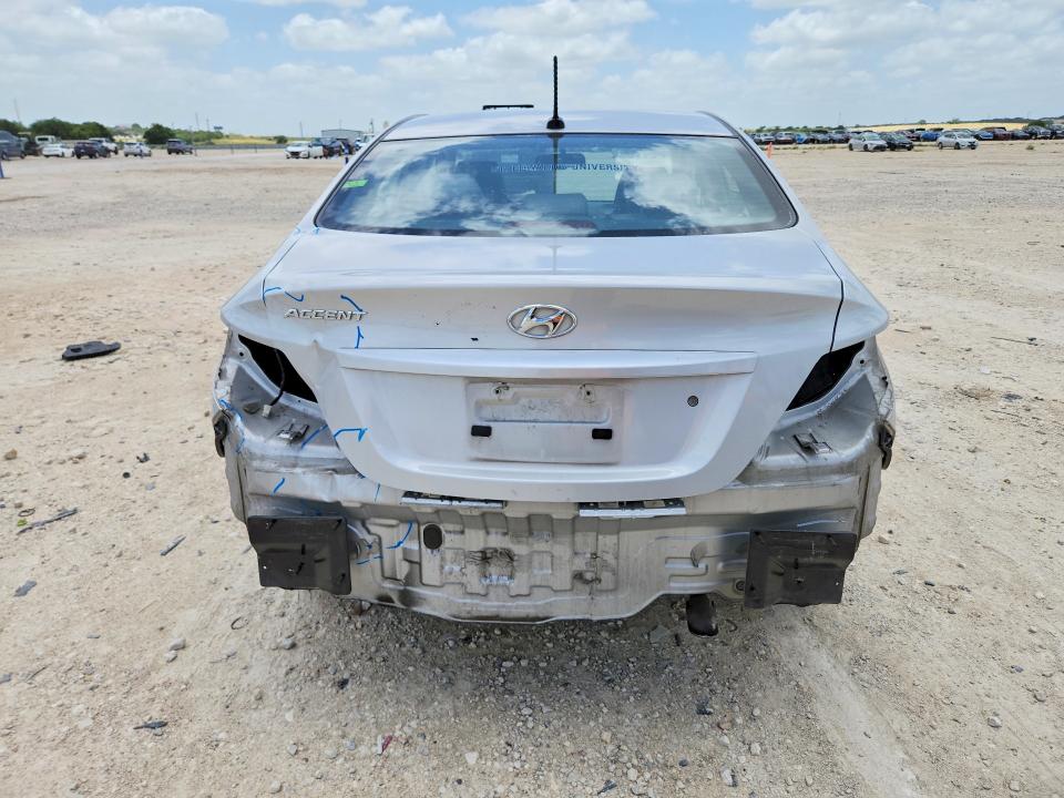 2014 Hyundai VIN KMHCU4AE3EU676750 COPART salvage auction — REAR END, Tx - Salvage Vehicle Title, sold $1,700 on 2026-07-16 (photo 6)
