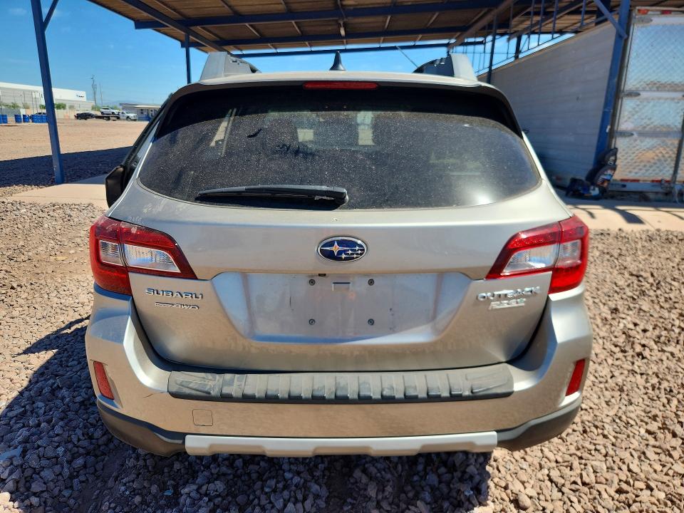 2016 Subaru VIN 4S4BSANCXG3235778 COPART salvage auction — SIDE, AZ - CERT OF TITLE - SALVAGE, sold $2,850 on 2026-07-02 (photo 6)