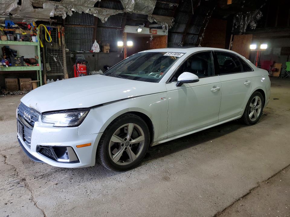 2019 Audi VIN WAUDNAF43KA023592 COPART salvage auction — FRONT END, Ny - Mv-907A Salvage Certificate, sold $4,250 on 2026-07-13 (photo 1)