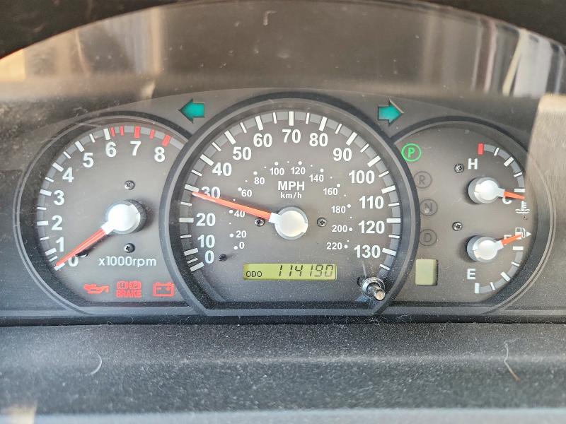 2005 Kia Sorento VIN KNDJC733155415011 COPART salvage auction — FRONT END, Il - Salvage Certificate, sold $250 on 2026-07-28 (photo 9)
