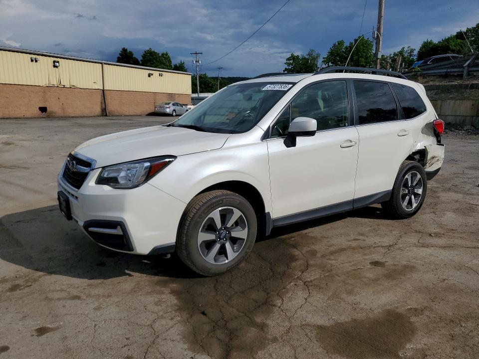 2018 Subaru Forester VIN JF2SJARCXJH502236 COPART salvage auction — REAR END, Ny - Mv-907A Salvage Certificate, sold $3,100 on 2026-07-02 (photo 1)