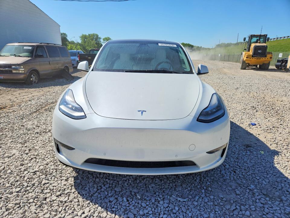 2021 Tesla Model y VIN 5YJYGDEE1MF247951 COPART salvage auction — HAIL, Oh - Cert Of Title-Salvage, sold $13,600 on 2026-07-08 (photo 5)