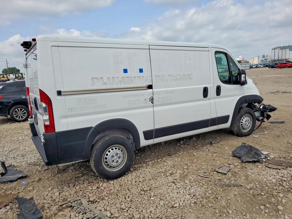2024 Ram Promaster 3500 VIN 3C6MRVWG7RE154807 COPART salvage auction — FRONT END, Il - Junking Cert Of A Vehicle, sold $9,600 on 2026-07-29 (photo 3)
