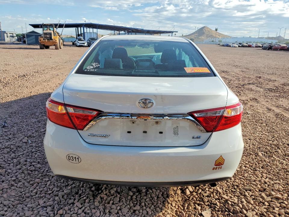 2017 Toyota Camry VIN 4T1BF1FK5HU368423 COPART salvage auction — FRONT END, Az - Cert Of Title - Salvage, sold $875 on 2026-07-09 (photo 6)