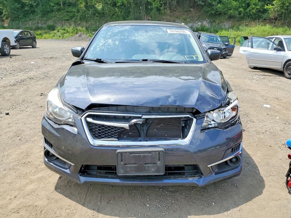 2016 Subaru Impreza VIN JF1GPAA62G8201385 COPART salvage auction — FRONT END, Ny - Mv-907A Salvage Certificate, sold $325 on 2026-07-16 (photo 5)