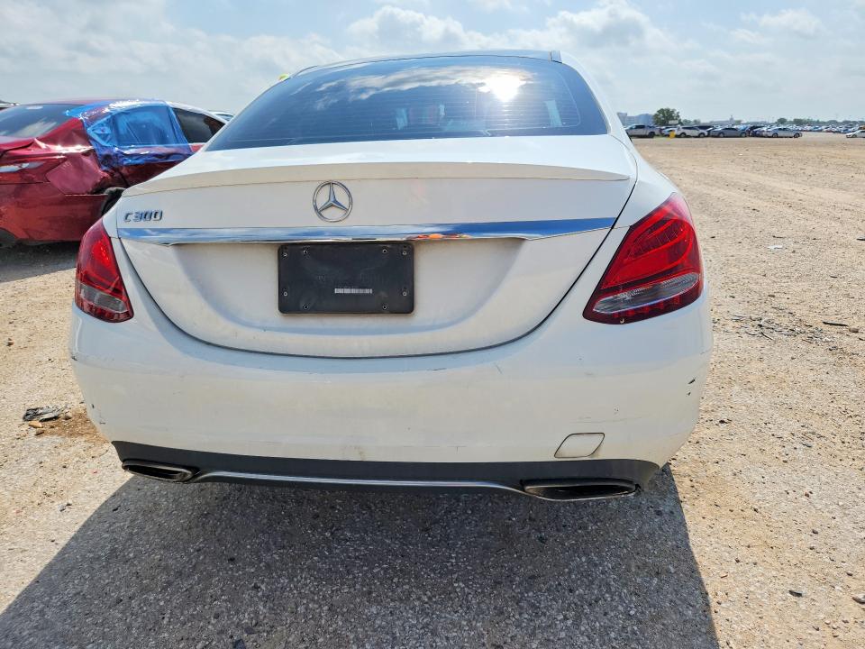 2017 Mercedes-benz C class VIN 55SWF4JB5HU189451 COPART salvage auction — FRONT END, Tx - Certificate Of Title, sold $3,000 on 2026-07-09 (photo 6)