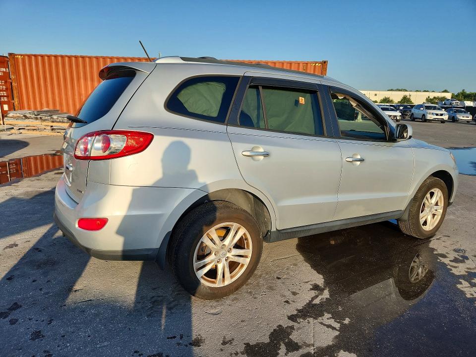 2012 Hyundai Santa fe VIN 5XYZK3ABXCG128084 COPART salvage auction — SIDE, Fl - Cert Of Title Slvg Rebuildable, sold $1,150 on 2026-07-16 (photo 3)