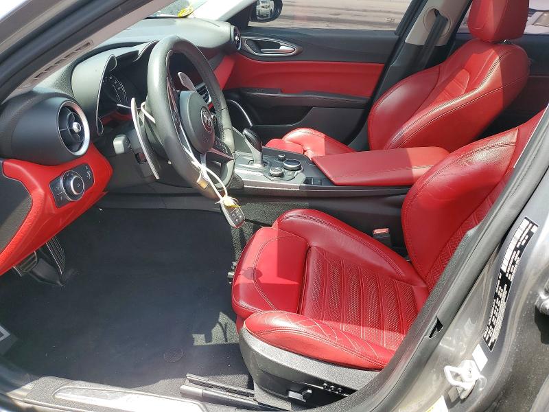 2018 Alfa romeo Giulia VIN ZARFAECN2J7583021 COPART salvage auction — FRONT END, Ca - Salvage Certificate, sold $925 on 2026-07-31 (photo 7)