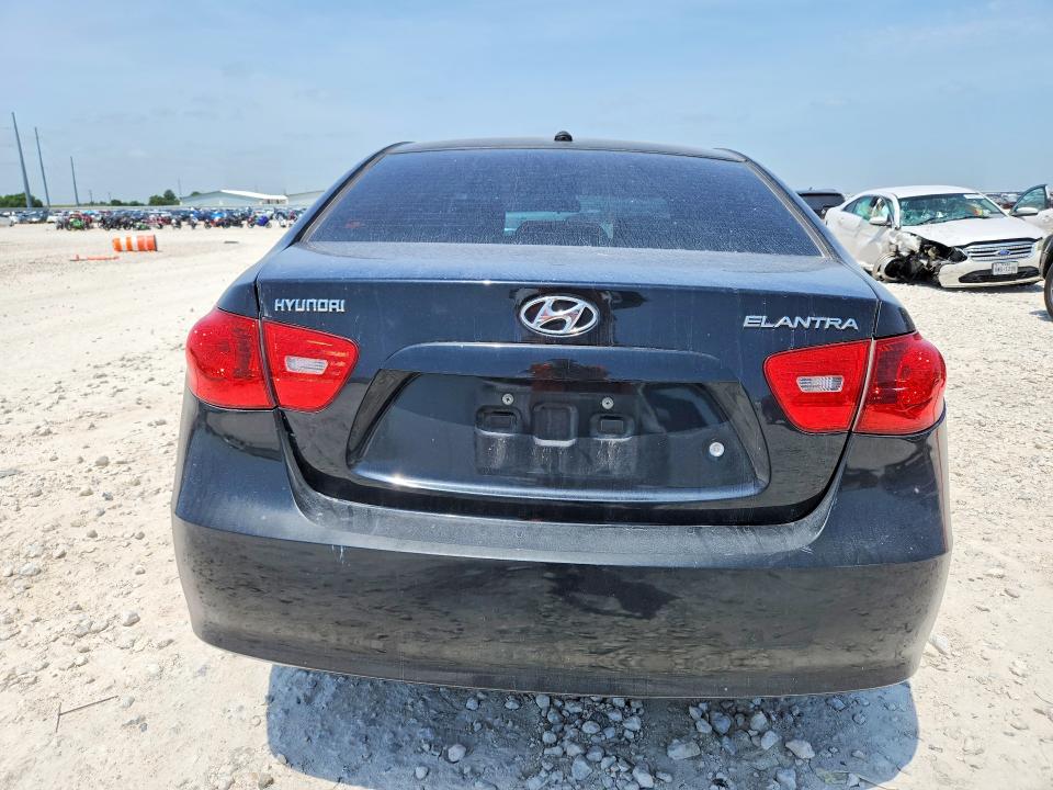 2009 Hyundai Elantra VIN KMHDU46D69U615077 COPART salvage auction — FRONT END, TX - SALVAGE VEHICLE TITLE, sold $325 on 2026-07-23 (photo 6)