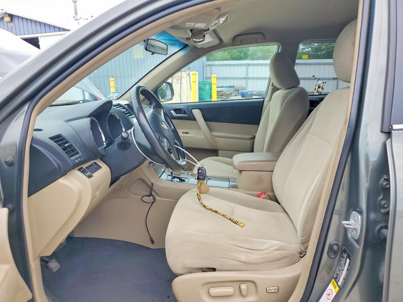 2012 Toyota Highlander VIN 5TDBK3EH1CS143463 COPART salvage auction — FRONT END, Ma - Cert Of Title-Reconstrctd Coll, sold $2,800 on 2026-07-08 (photo 7)