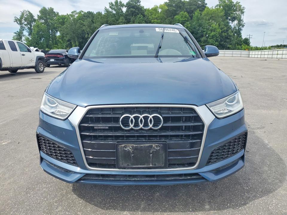 2018 Audi Q3 VIN WA1ECCFS3JR025411 COPART salvage auction — FRONT END, In - Certificate Of Title, sold $4,500 on 2026-07-09 (photo 5)