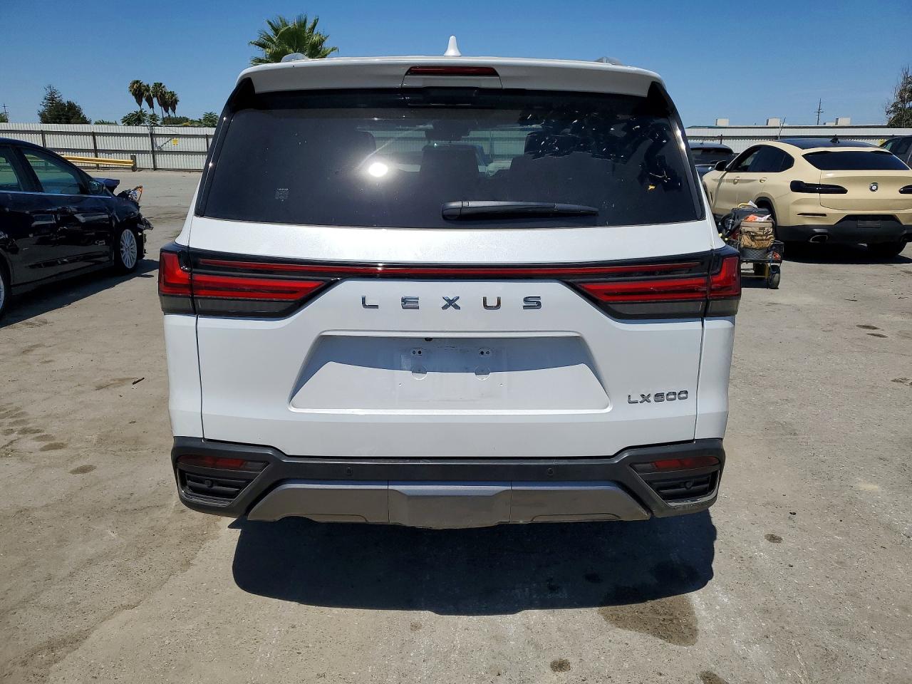 2026 Lexus Lx VIN JTJGB7CX5T4090167 COPART salvage auction — Front End, CA - SALVAGE CERTIFICATE, sold $74,000 on 2026-08-07 (photo 6)