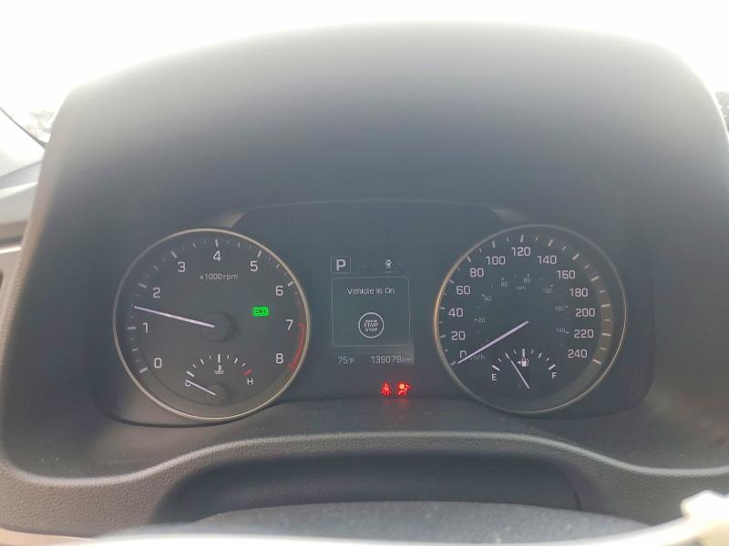 2017 Hyundai Elantra VIN KMHD84LF3HU190040 COPART salvage auction — FRONT END, On - Permit Salvage, sold $1,600 on 2026-07-16 (photo 9)