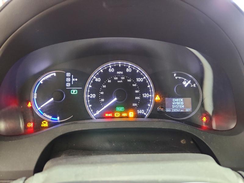 2011 Lexus Ct 200 VIN JTHKD5BH7B2019972 COPART salvage auction — FRONT END, VA - CERT OF TITLE - SALVAGE, sold $1,600 on 2026-07-17 (photo 9)