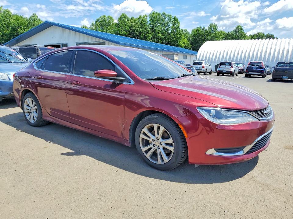 2016 Chrysler 200 VIN 1C3CCCAB7GN123009 COPART salvage auction — MINOR DENT/SCRATCHES, Vt - Certificate Of Title, sold $1,550 on 2026-07-10 (photo 4)