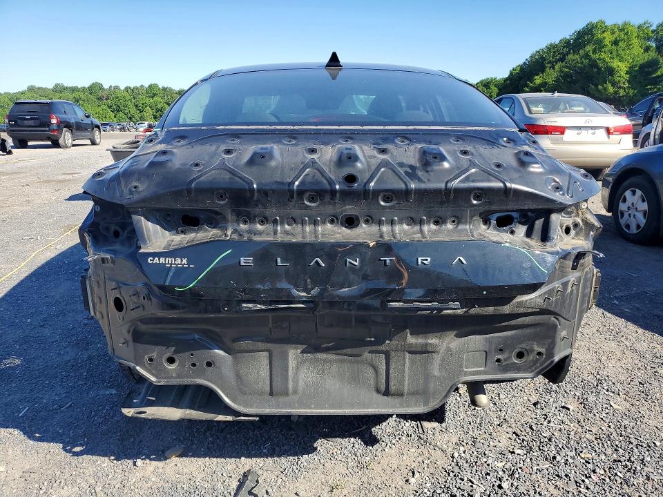 2021 Hyundai Elantra VIN 5NPLM4AG6MH044341 COPART salvage auction — REAR END, PA - CERTIFICATE OF SALVAGE, sold $3,200 on 2026-07-27 (photo 6)