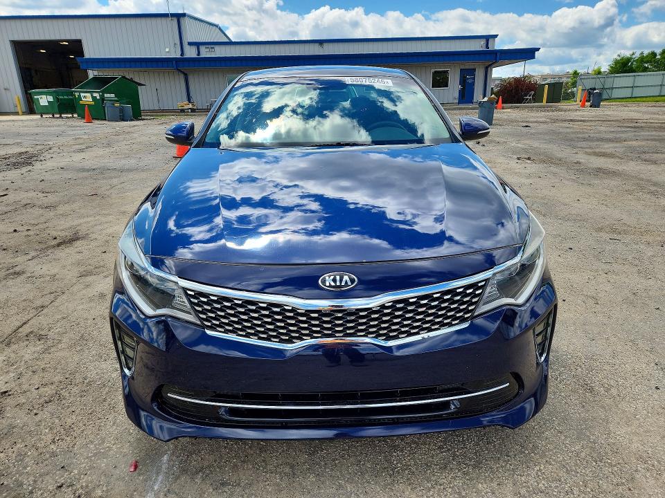 2018 Kia Optima VIN 5XXGT4L34JG214413 COPART salvage auction — HAIL, Wi - Certificate Of Title (P), sold $3,800 on 2026-07-28 (photo 5)