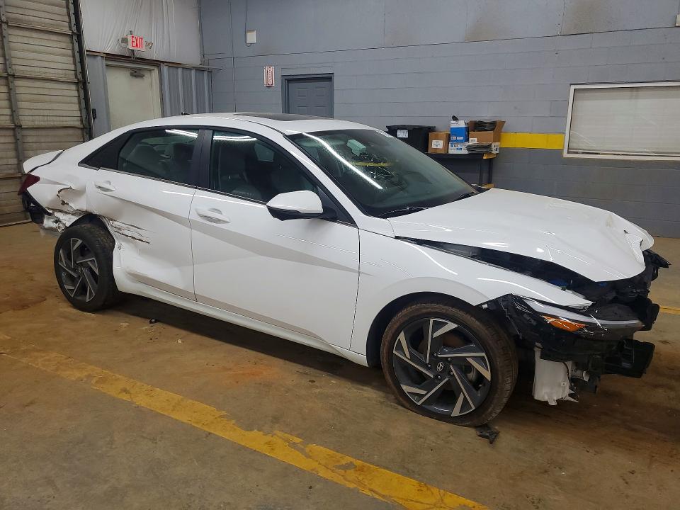 2024 Hyundai Elantra VIN KMHLP4DG1RU834187 COPART salvage auction — REAR END, FL - DLR ONLY CERT OF DESTRUCTION, sold $5,600 on 2026-07-29 (photo 4)