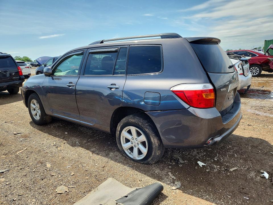 2008 Toyota Highlander VIN JTEDS41A482047487 COPART salvage auction — ALL OVER, Il - Salvage Certificate, sold $800 on 2026-07-30 (photo 2)