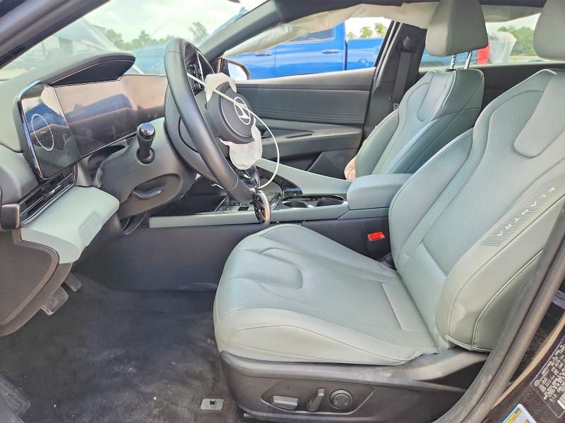 2025 Hyundai Elantra VIN KMHLN4DJXSU180135 COPART salvage auction — SIDE, Tx - Certificate Of Title, sold $2,400 on 2026-07-28 (photo 7)