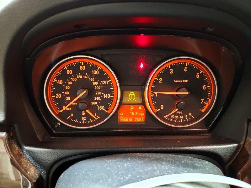 2011 BMW 3er VIN WBAPK5G51BNN31718 COPART salvage auction — FRONT END, De - Salvage Certificate, sold $2,150 on 2026-07-28 (photo 9)