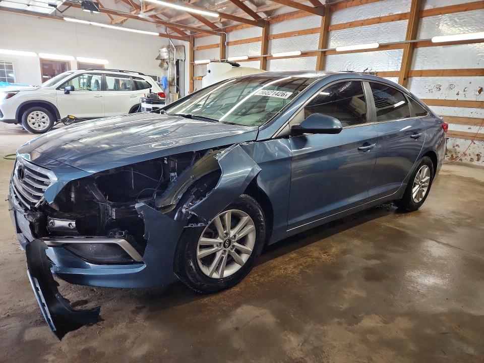 2016 Hyundai Sonata VIN 5NPE24AFXGH301849 COPART salvage auction — FRONT END, Il - Salvage Certificate, sold $975 on 2026-07-27 (photo 1)