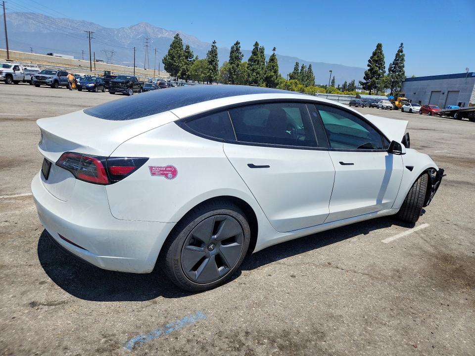 2023 Tesla VIN 5YJ3E1EA2PF578781 COPART salvage auction — FRONT END, Ca - Salvage Certificate, sold $5,000 on 2026-07-16 (photo 3)