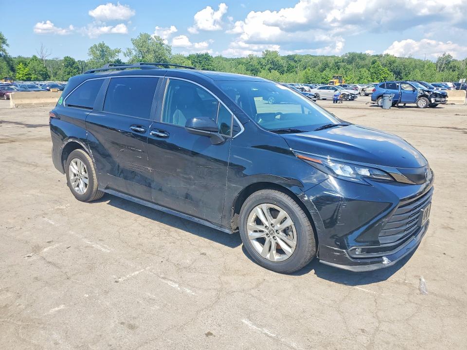 2022 Toyota Sienna VIN 5TDASKFC2NS048910 COPART salvage auction — FRONT END, Ny - Mv-907A Salvage Certificate, sold $14,700 on 2026-07-09 (photo 4)