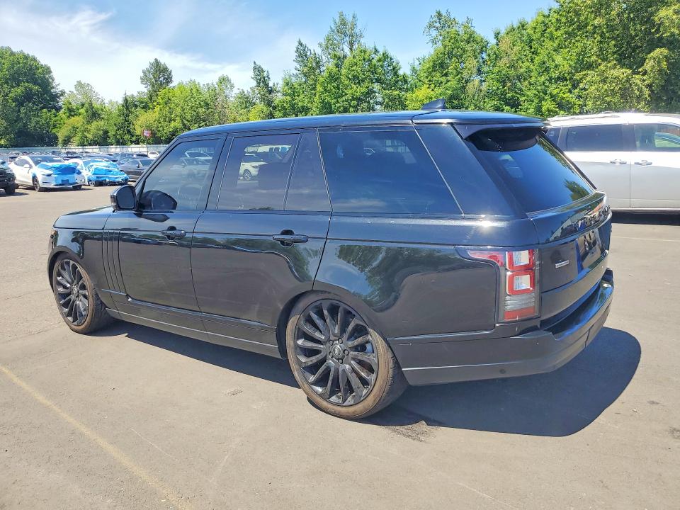 2017 Land rover RANGE ROVER VIN SALGS2FE9HA330077 COPART salvage auction — NORMAL WEAR, Or - Salvage Title Certificate, sold $6,300 on 2026-07-27 (photo 2)