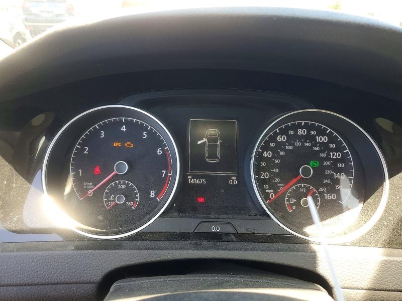 2015 Volkswagen Golf VIN 3VW217AU1FM067077 COPART salvage auction — MECHANICAL, Ca - Salvage Certificate, sold $1,050 on 2026-07-02 (photo 9)