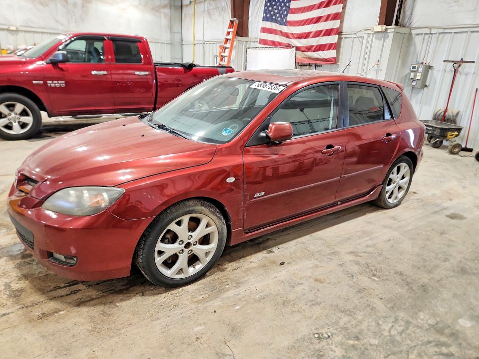 2008 Mazda 3 VIN JM1BK343381119286 COPART salvage auction — FRONT END, Wi - Certificate Of Title (P), sold $800 on 2026-07-15 (photo 1)