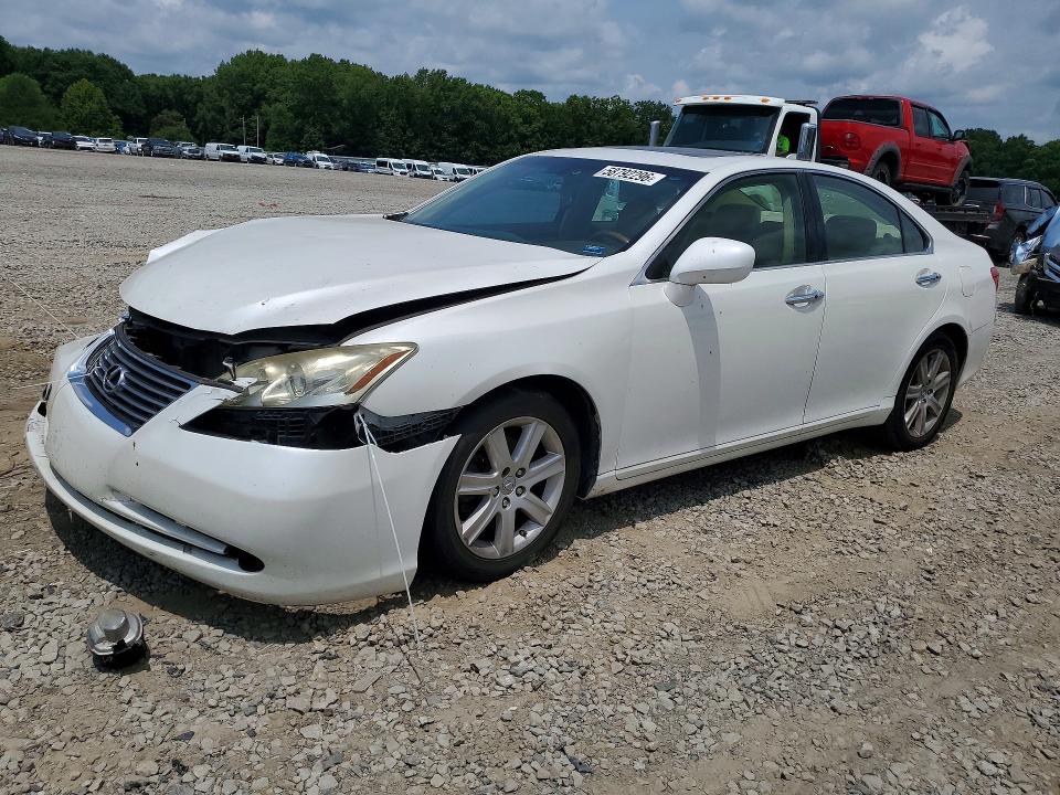 2007 Lexus ES VIN JTHBJ46G872120112 COPART salvage auction — FRONT END, AR - CERT OF TITLE-SALVAGE, sold $850 on 2026-07-27 (photo 1)