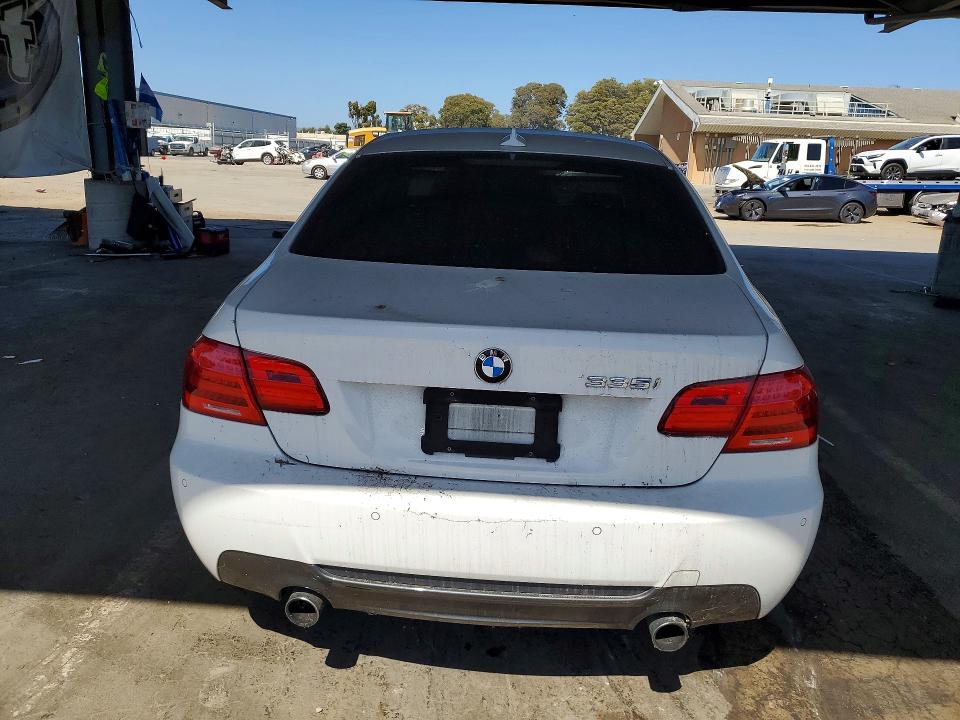 2011 BMW 3 series VIN WBAKG7C50BE598999 COPART salvage auction — FRONT END, Ca - Dis/Dlr/Exp App For Dup Clean, sold $400 on 2026-07-09 (photo 6)