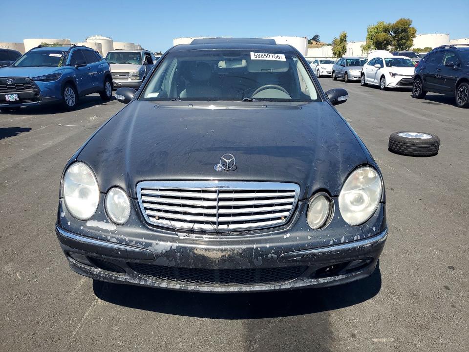 2003 Mercedes-benz E-klasse VIN WDBUF65J43A159508 COPART salvage auction — FRONT END, Ca - Dlr/Dis/Exp Only Salvage Title, sold $350 on 2026-07-08 (photo 5)