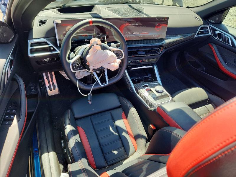 2025 BMW M440i VIN WBA73DB02SCU00148 COPART salvage auction — FRONT END, Ca - Salvage Certificate, sold $14,600 on 2026-07-09 (photo 8)