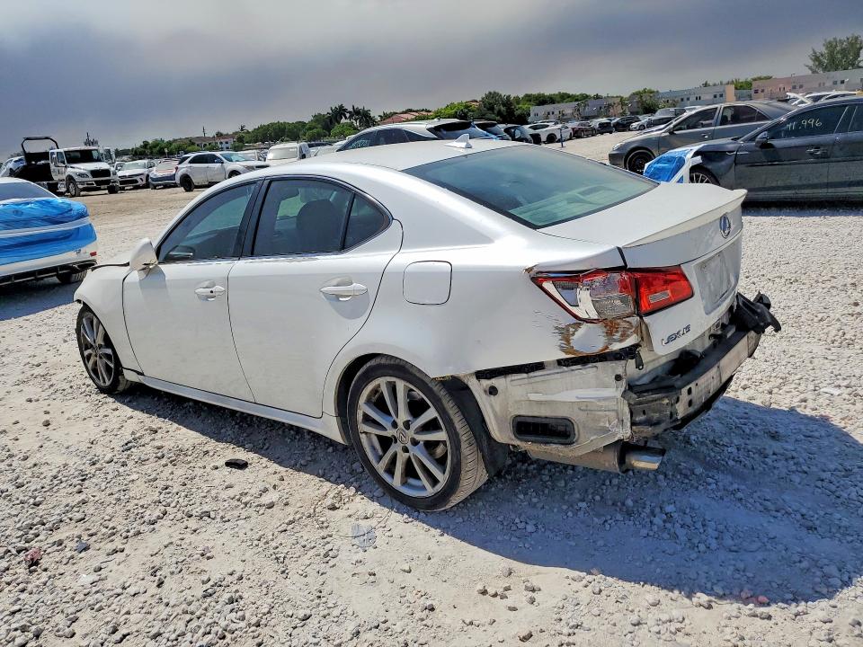 2007 Lexus Is 250 VIN JTHBK262472038397 COPART salvage auction — FRONT END, Fl - Cert Of Ttl-Rebuilt&Slvg Rbld, sold $375 on 2026-07-07 (photo 2)