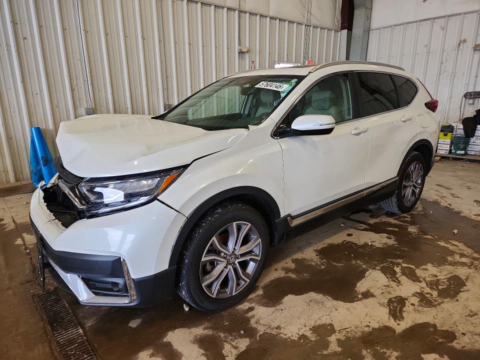 2022 Honda Cr-v VIN 7FARW2H92NE001328 COPART salvage auction — FRONT END, Wi - Cert Of Title-Salvage Vehicle, sold $14,000 on 2026-07-06 (photo 1)