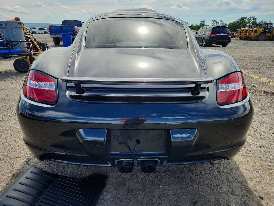 2008 Porsche Cayman VIN WP0AB29848U780270 COPART salvage auction — FRONT END, Pa - Certificate Of Salvage, sold $9,400 on 2026-07-02 (photo 6)